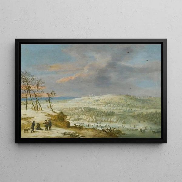 Les Quatre Saisons III - Lucas van Uden — framed artwork on a wall
