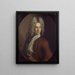 Self-portrait - Lucas von Breda — framed artwork on a wall