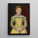 Portrait of Dorothea Curio, daughter of Professor Celio Secondo Curio - Lucca — framed artwork on a wall
