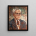 Portrait Painting of Giovanni Leonardi - Luce Boyals — framed artwork on a wall