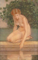 Near a Clear Fountain - Lucia Fairchild Fuller — artwork view
