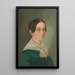 Portrait of Frau Jos Ruch née Faist - Lucian Reich — framed artwork on a wall