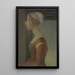 Bella Simonetta - Lucien Lévy-Dhurmer — framed artwork on a wall
