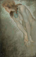 a Nude Woman Wearing a Necklace - Lucien Lévy-Dhurmer — artwork view