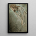 a Nude Woman Wearing a Necklace - Lucien Lévy-Dhurmer — framed artwork on a wall