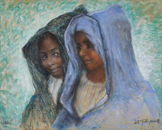 Young Moroccan Women - Lucien Lévy-Dhurmer — artwork view