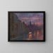 View from the Invalides bridge towards the Alma bridge, Universal Exposition, Paris 1900 - Lucien Lévy-Dhurmer — framed artwork on a wall