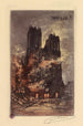 La cathédrale de Reims en feu - Lucien Marcelin Gautier — artwork view