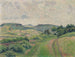 A hilly landscape - Lucien Pissarro — artwork view