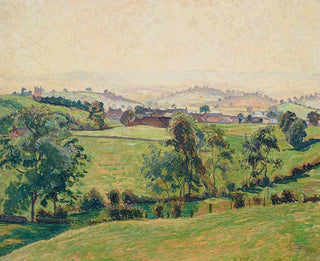 Afternoon Misty at Brough - Lucien Pissarro — artwork view
