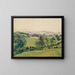 Afternoon Misty at Brough - Lucien Pissarro — framed artwork on a wall