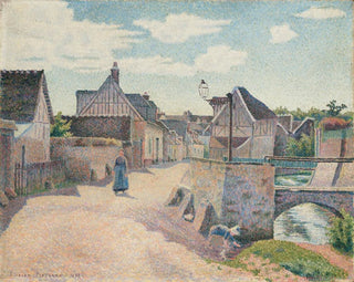 Gouvernes near Lagny - Lucien Pissarro — artwork view