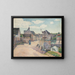 Gouvernes near Lagny - Lucien Pissarro — framed artwork on a wall