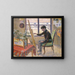 Interior Workshop Painting - Lucien Pissarro — framed artwork on a wall