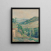 Mont Verdaille Cotignac - Lucien Pissarro — framed artwork on a wall