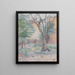 The Walnut Tree - Lucien Pissarro — framed artwork on a wall