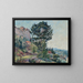 a rock from Faron, Toulon sunshine - Lucien Pissarro — framed artwork on a wall