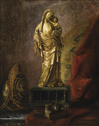 Lucien ou KLucjan Przepiorski - Vierge du Louvre du XIVe sicle.webp