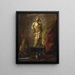Virgin of the Louvre from the 14th century - Lucjan Przepiórski — framed artwork on a wall