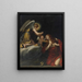 The Last Communion of Mary Magdalene - Lucio Massari — framed artwork on a wall