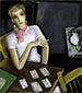 Girl with Cards - Lucius Kutchin — artwork view