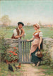 Badinage à la clôture - Lucius Rossi — artwork view
