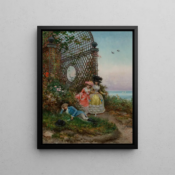 Surprised Painting - Lucius Rossi — framed artwork on a wall