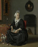 Anna de Hooghe 1645-1717 The Fourth Wife of the Painter - Ludolf Bakhuizen — artwork view