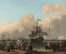 The Y in Amsterdam with the frigate De Ploeg - Ludolf Bakhuizen — artwork view