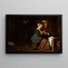 Scene of genre - Ludolf de Jongh — framed artwork on a wall