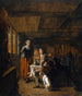 Hunters in an Inn - Ludolf de Jongh — artwork view
