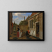 Scene in a Courtyard - Ludolf de Jongh — framed artwork on a wall