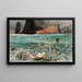 the Scottish herring fishing by the boats of Berck - Ludovic Lepic — framed artwork on a wall