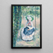 Madame Piette with the parasol - Ludovic Piette-Montfoucault — framed artwork on a wall