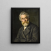 The painter Vilhelm Kyhn - Ludovica Thornam — framed artwork on a wall