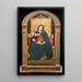 La Vierge en majesté - Ludovico Brea — framed artwork on a wall