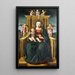 The Virgin and Child in Majesty - Ludovico Brea — framed artwork on a wall