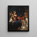 Virgin and Child with saints - Ludovico Carracci — framed artwork on a wall