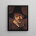 Portrait of a Young Man - Ludovico Carracci — framed artwork on a wall