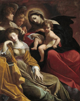 Ludovico Carracci - The Dream of Saint Catherine of Alexandria.webp
