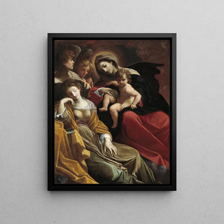 Ludovico Carracci - The Dream of Saint Catherine of Alexandria.webp