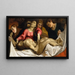 La Lamentation - Ludovico Carracci — framed artwork on a wall