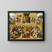 Massacre of the Innocents - Ludovico Mazzolino — framed artwork on a wall