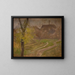 The garden of the deaf-mutes' institution - Ludvig Find — framed artwork on a wall