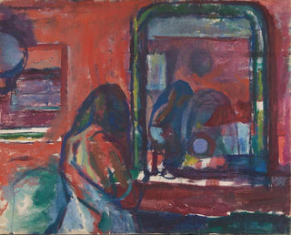 in front of the mirror - Ludvig Karsten — artwork view