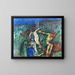 Calvaire - Ludvig Karsten — framed artwork on a wall