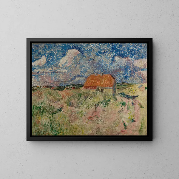 Entre Skagen - Ludvig Karsten — framed artwork on a wall
