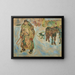The Lord of the Earth Knut C Langgaard - Ludvig Karsten — framed artwork on a wall