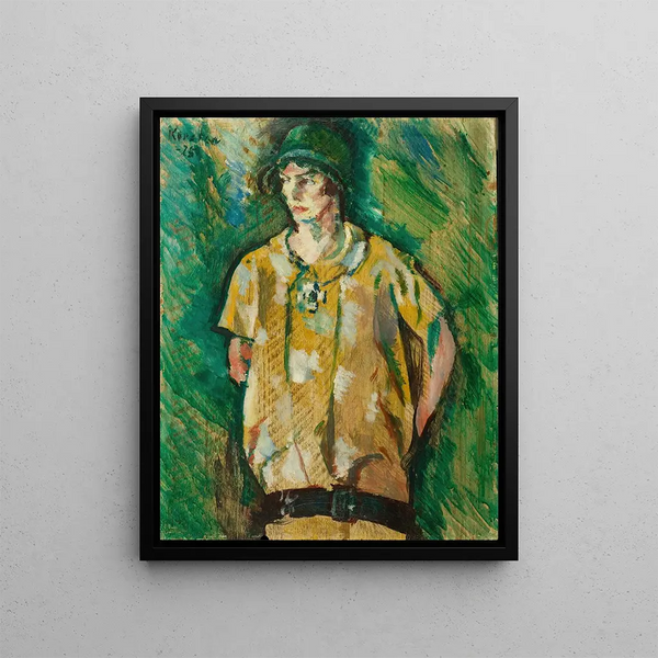 The artist's daughter - Ludvig Karsten — framed artwork on a wall
