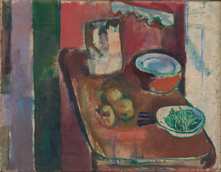 The Red Kitchen - Ludvig Karsten — artwork view